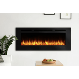 SimpliFire Allusion Linear Electric Wall Mounted Fireplace - Lifestyle 2