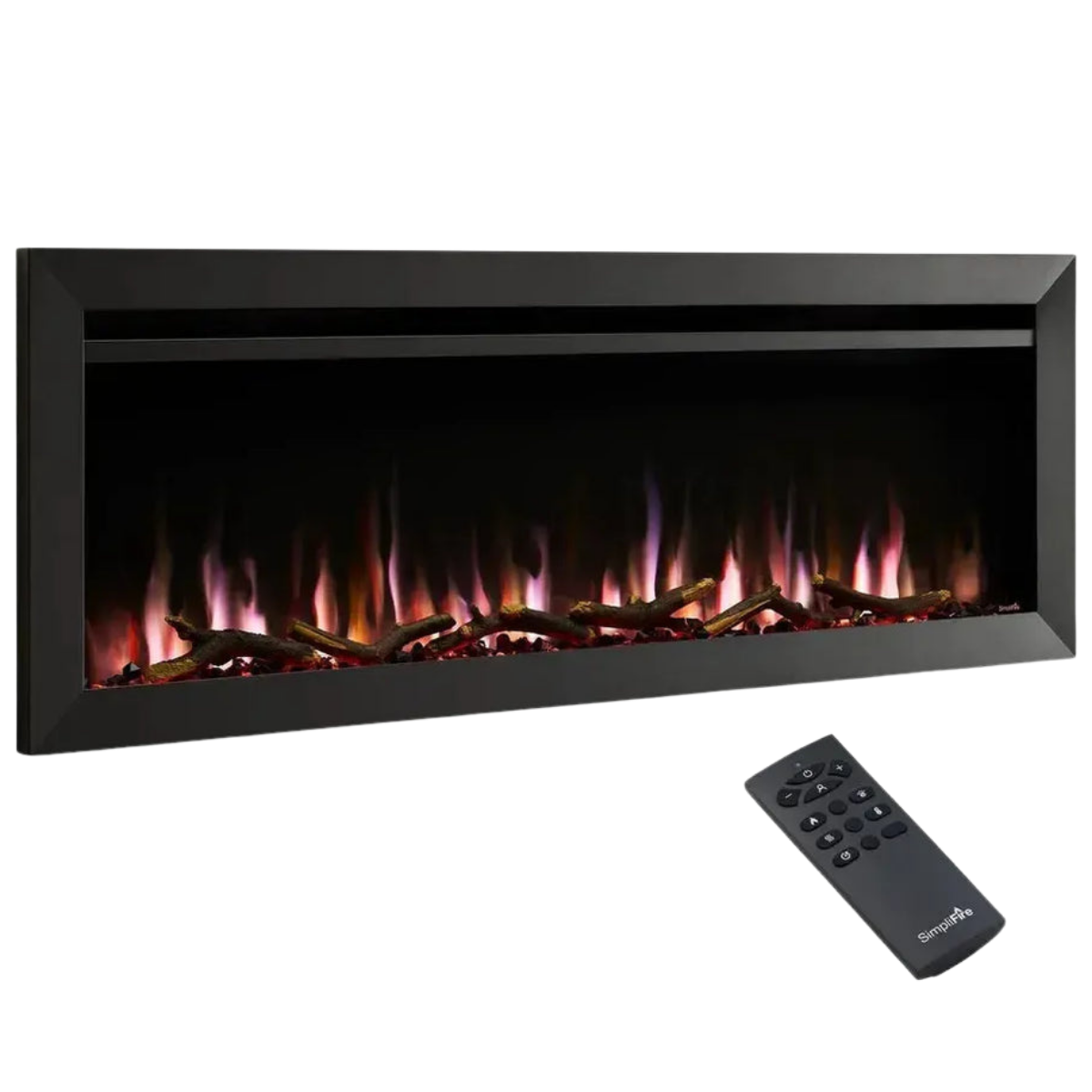 Simplifire Allusion Slim Electric Fireplace - 50-inch