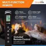 Simplifire Forum Outdoor Electric Fireplace - Infographic 4