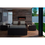 Simplifire Forum Outdoor Electric Fireplace - Lifestyle 4