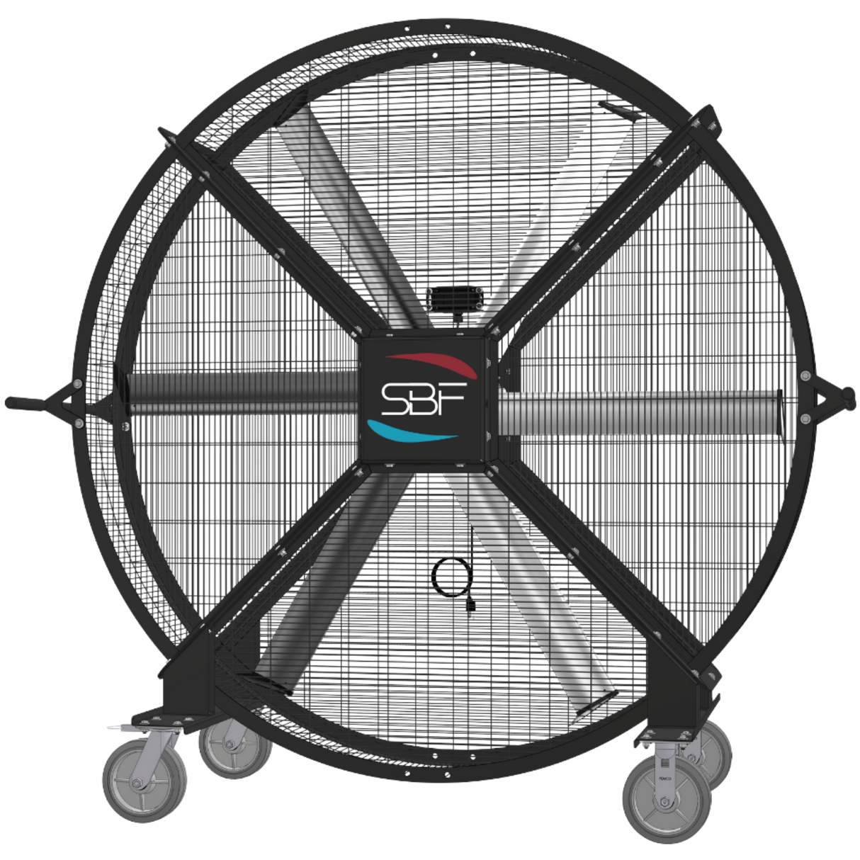 SkyBlade Wingman 6 Ft. IP65 Mobile Drum Fan - Main