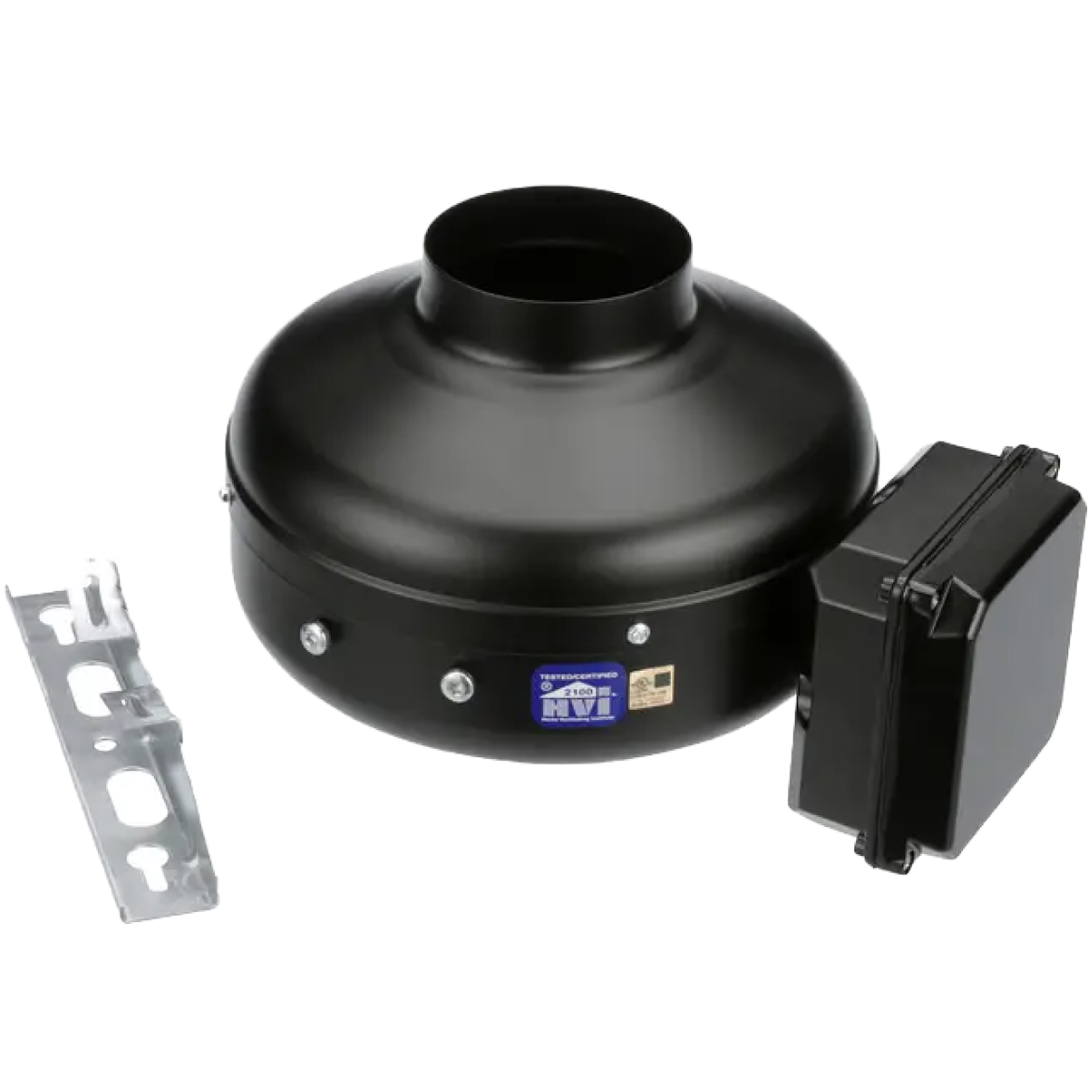 S&P PV-100X Powervent 4-in Inline Centrifugal Duct Fan - Angle 1