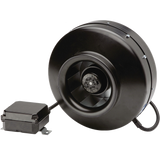 S&P PV-100X Powervent 4-in Inline Centrifugal Duct Fan - Angle 2