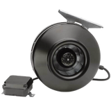 S&P PV-100X Powervent 4-in Inline Centrifugal Duct Fan - Angle 3