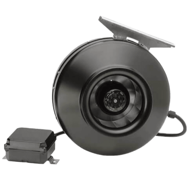 S&P PV-150X Powervent 6-in Inline Centrifugal Duct Fan - Angle 3