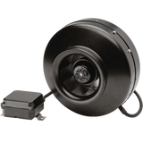 S&P PV-200X Powervent 8-in Inline Centrifugal Duct Fan - Angle 2