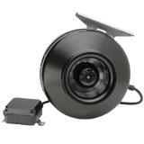 S&P PV-200X Powervent 8-in Inline Centrifugal Duct Fan - Angle 3