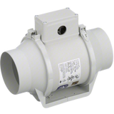 S&P TD-100(X) 4-inch Mixed Flow Inline Duct Fan - Angle 1