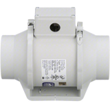 S&P TD-100(X) 4-inch Mixed Flow Inline Duct Fan - Front