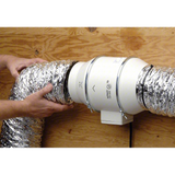 S&P TD-100(X) 4-inch Mixed Flow Inline Duct Fan - Lifestyle 2