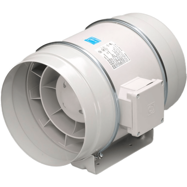 S&P TD-315 12.4-inch Mixed Flow Inline Duct Fan - Angle