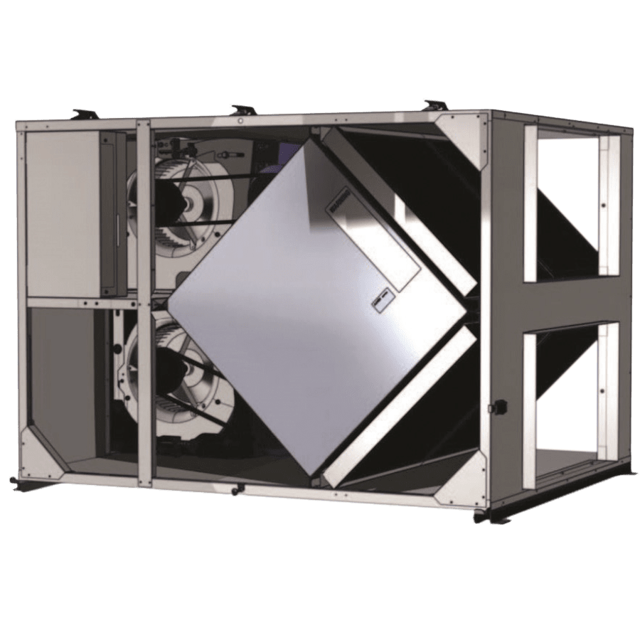 S&P TRC1600 2200 CFM Commercial Energy Recovery Ventilator - Angle