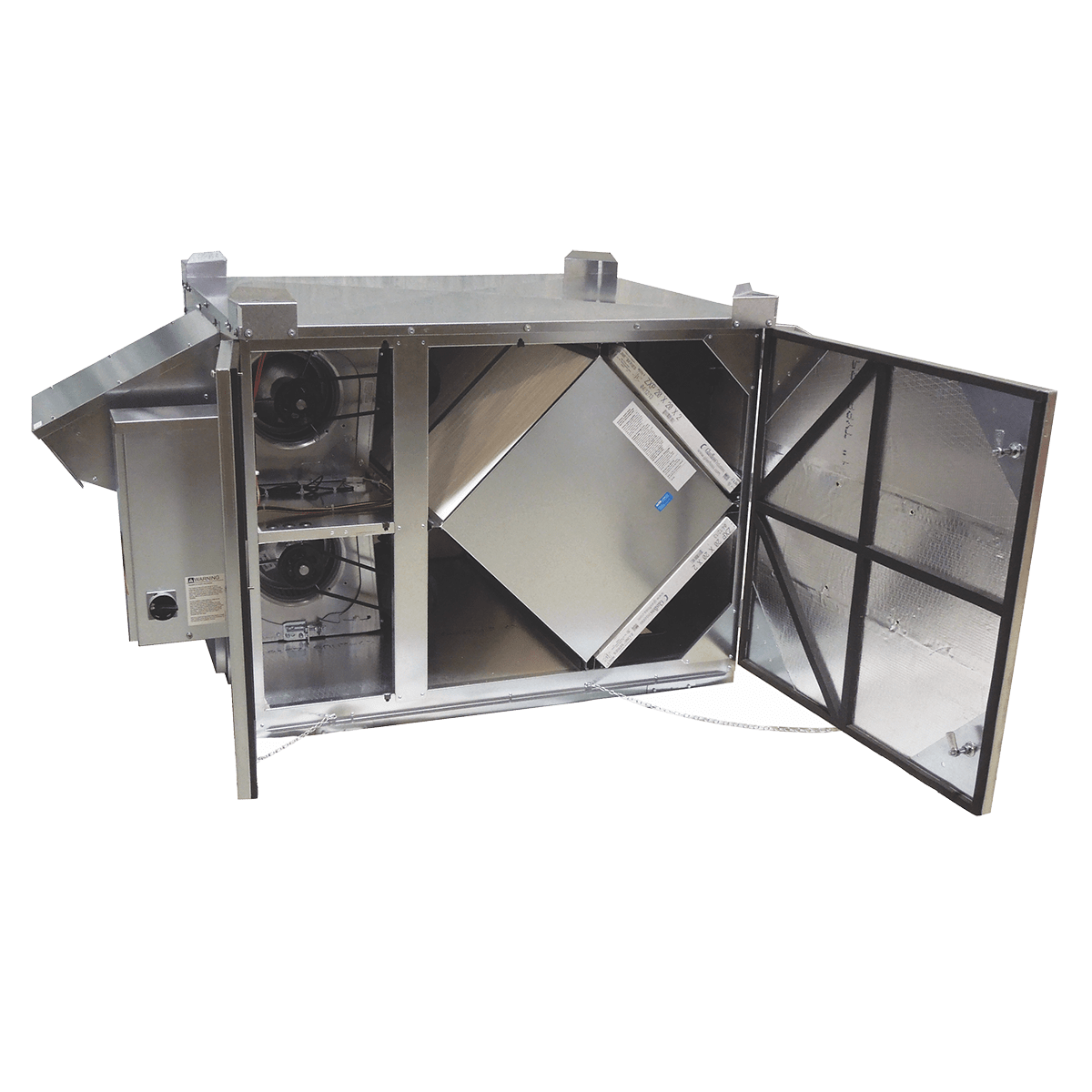 S&P TRC1600RT-230 Rooftop Commercial ERV - Angle