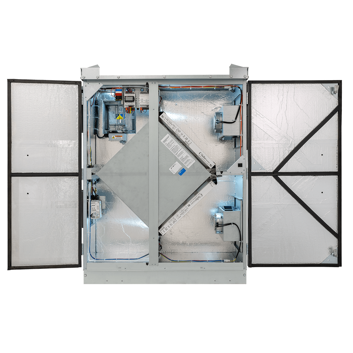 S&P TRCeN500RT-230 Rooftop Commercial ERV w/ EC Motor - Front
