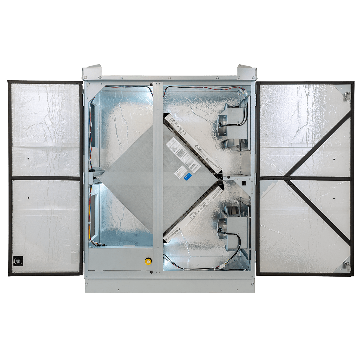 S&P TRCeN800RT-230 Rooftop Commercial ERV w/ EC Motor - Front