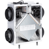 S&P TRe90 Series 30-130 CFM ERV w/ EC Motor - Angle
