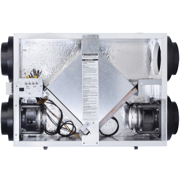 S&P TRLPe110 Low Profile 30-130 ERV - Hardwired Horizontal Orientation