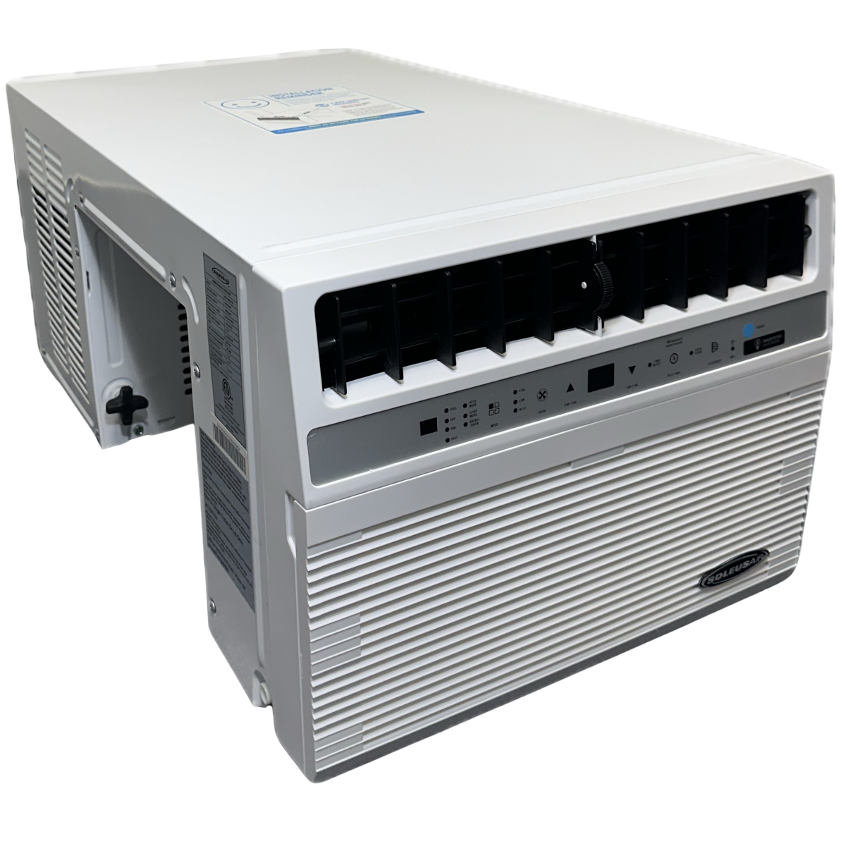 Soleus Air 12,000 BTU Saddle Window Air Conditioner w/Heat - Angle