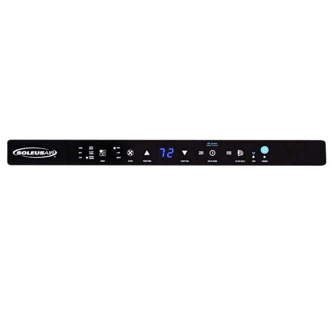 Soleus Air 8,000 BTU Wi-Fi Saddle Window Air Conditioner - Control Panel