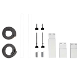 Soleus Air 8,000 BTU Wi-Fi Saddle Window Air Conditioner  - Install Kit