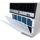 Soleus Air 12,000 BTU Saddle Window Air Conditioner w/Heat - Filter