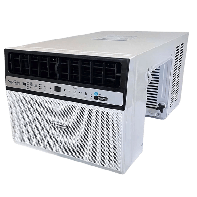 Soleus Air 12,000 BTU Saddle Window Air Conditioner w/Heat