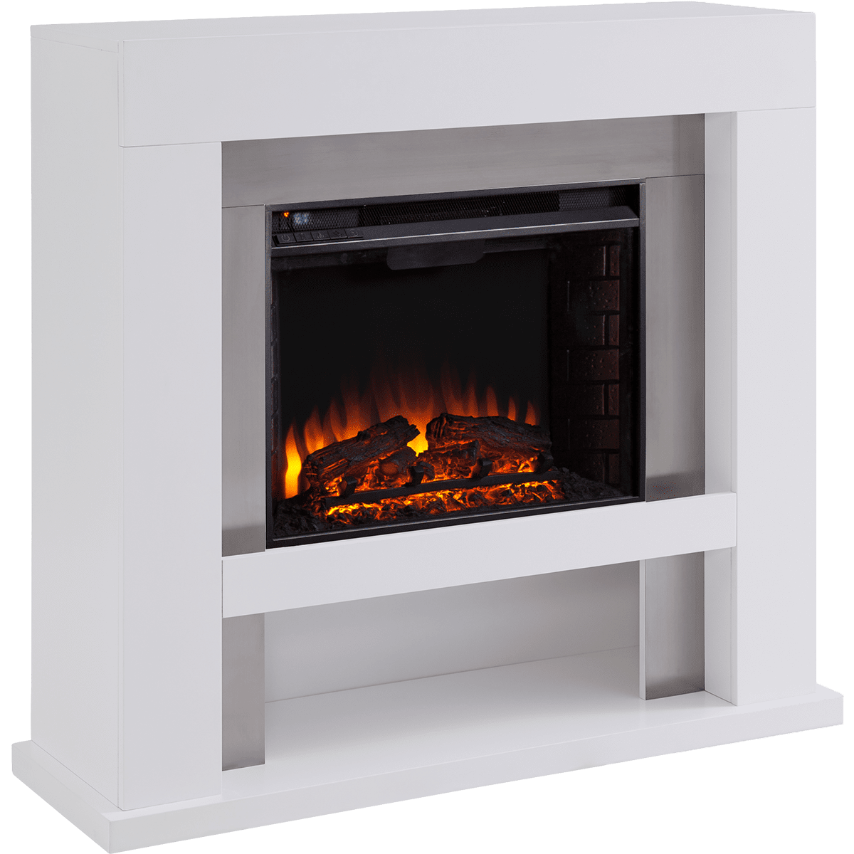 Southern Enterprises Lirrington Electric Fireplace - Angle