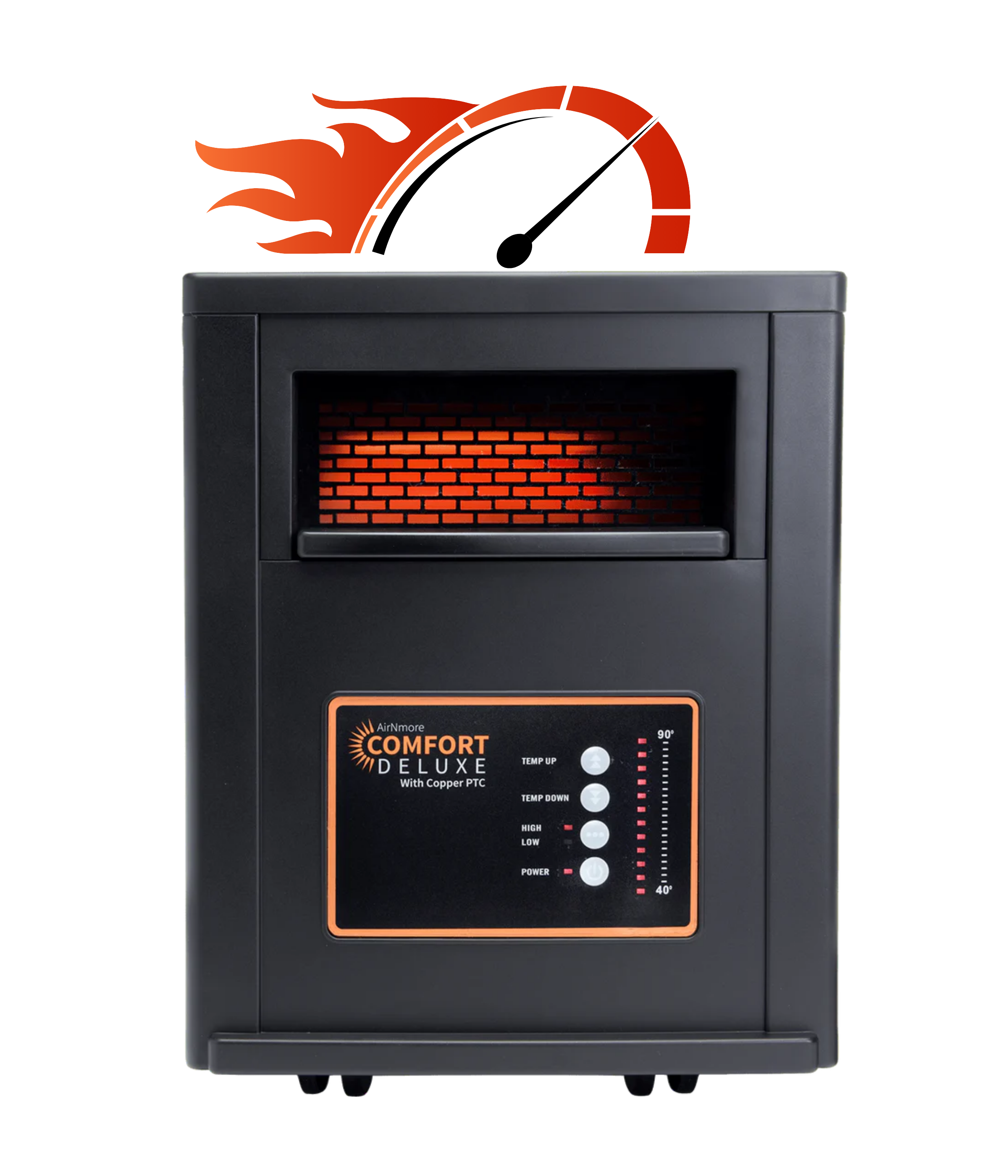 Portable radiant heaters typically use an infrared element or bulb, an electric coil, or quartz tube heating elements to heat small spaces quickly—almost instantly. During heating, electric radiant heaters send out infrared radiation (IR) heat waves—just like the sun—to warm nearby objects and people.