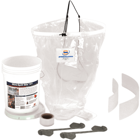 SpeedClean Mini Split Bib Kit without Bucket - Components