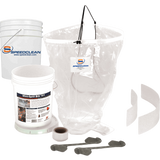 SpeedClean Mini Split Bib Kit with Bucket - Components