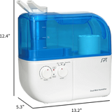 Sunpentown SU 4010 Ultrasonic Humidifier - Dimensions