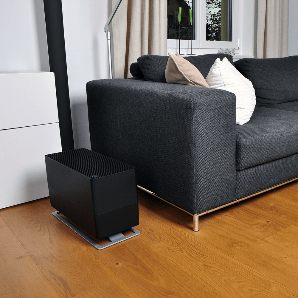 Stadler Form Oskar Big Humidifier - next to couch on floor