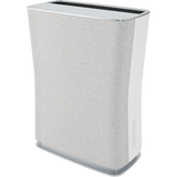 Stadler Form Roger Little HEPA Air Purifier White - Angle View with Blue Indicator Light