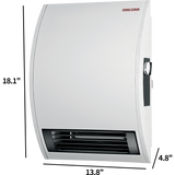 Stiebel Eltron CK Wall-Mounted Electric Fan Heater - Dimensions