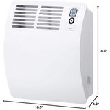 Stiebel Eltron Wall Mounted Convection Heater 120V 1000W - Dimensions