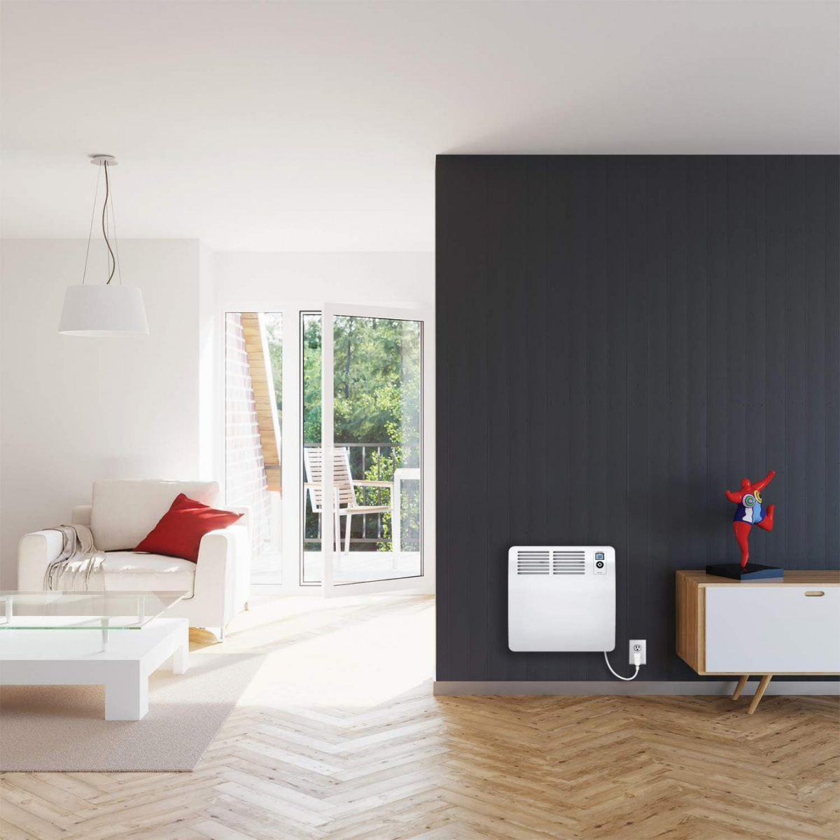 Stiebel Eltron Wall Mounted Convection Heater 120V 1000W - Lifestyle