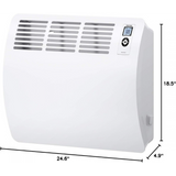 Stiebel Eltron Wall Mounted Convection Heater 120V 1500W - Dimensions