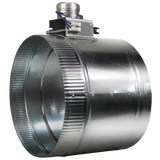 Suncourt 120V Adjustable Motorized Damper - Normally Closed - 10-In
