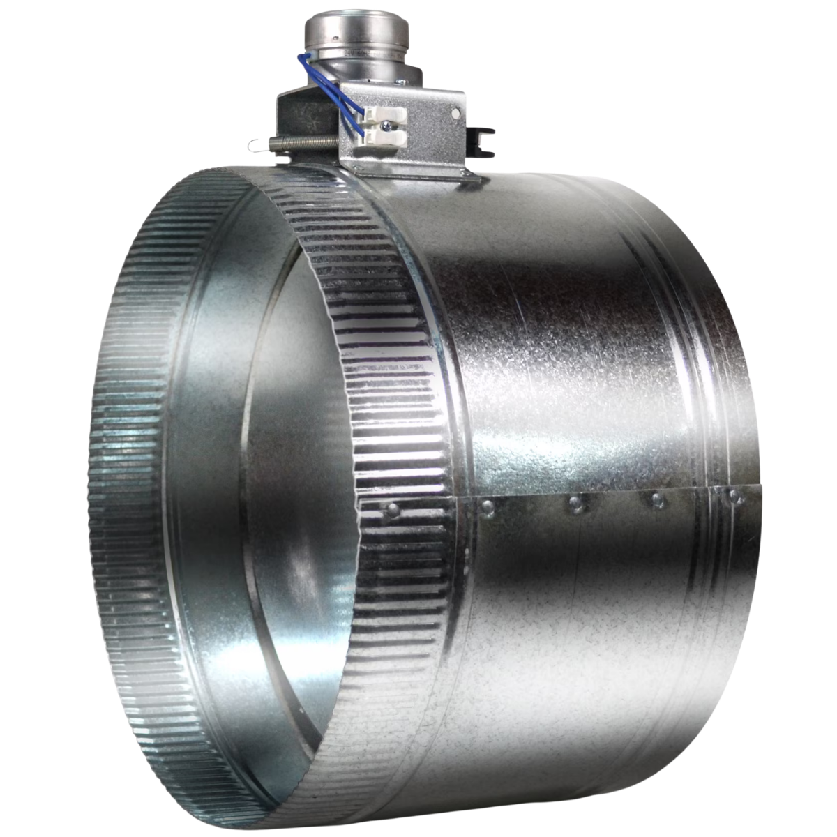 Suncourt 120V Adjustable Motorized Damper - Normally Closed - 12-In