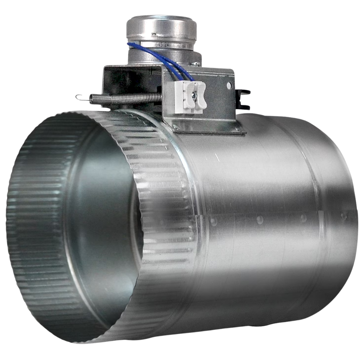 Suncourt 120V Adjustable Motorized Damper - Normally Closed - 6-In