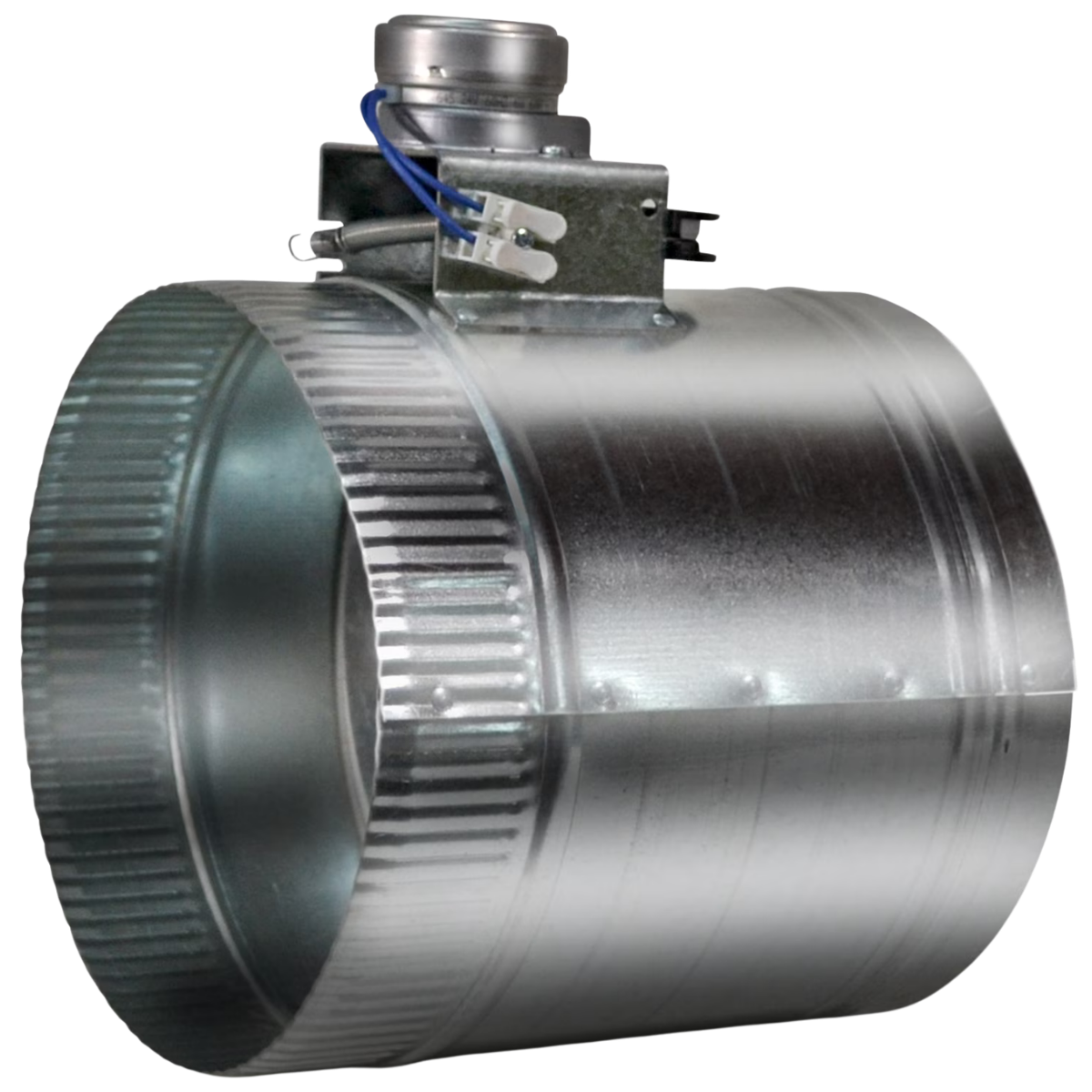 Suncourt 120V Adjustable Motorized Damper - Normally Closed - 8-In