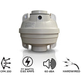 Suncourt Centrax In-Line Centrafugal Fan - Features
