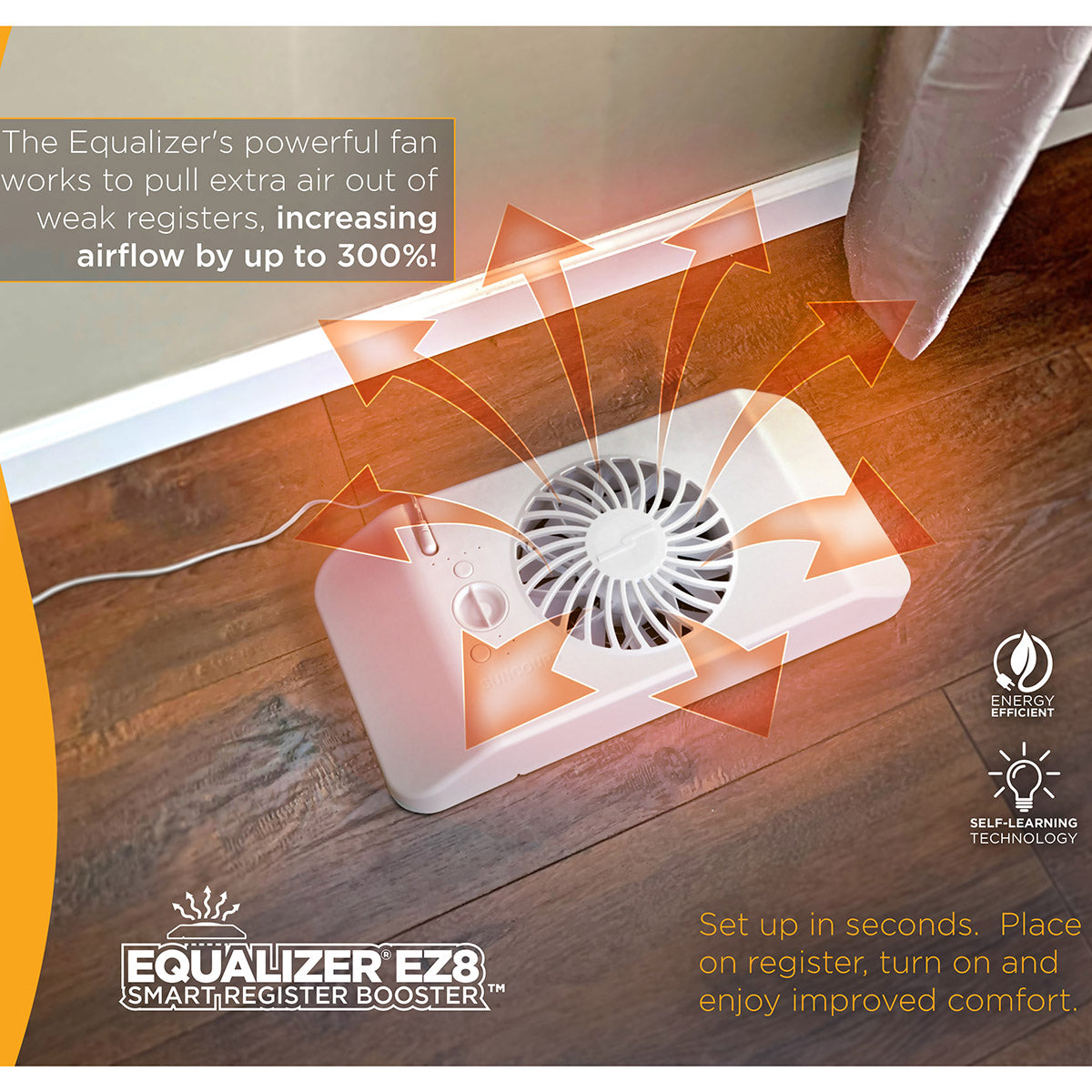 Suncourt Equalizer Ez8 Smart Register Booster Increase Airflow