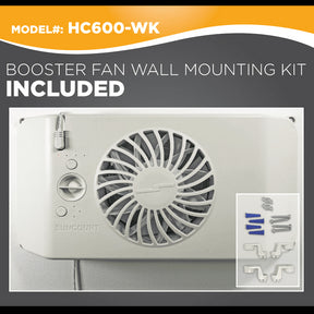 Suncourt Equalizer EZ8 Smart Register Booster - Wall Mount Kit