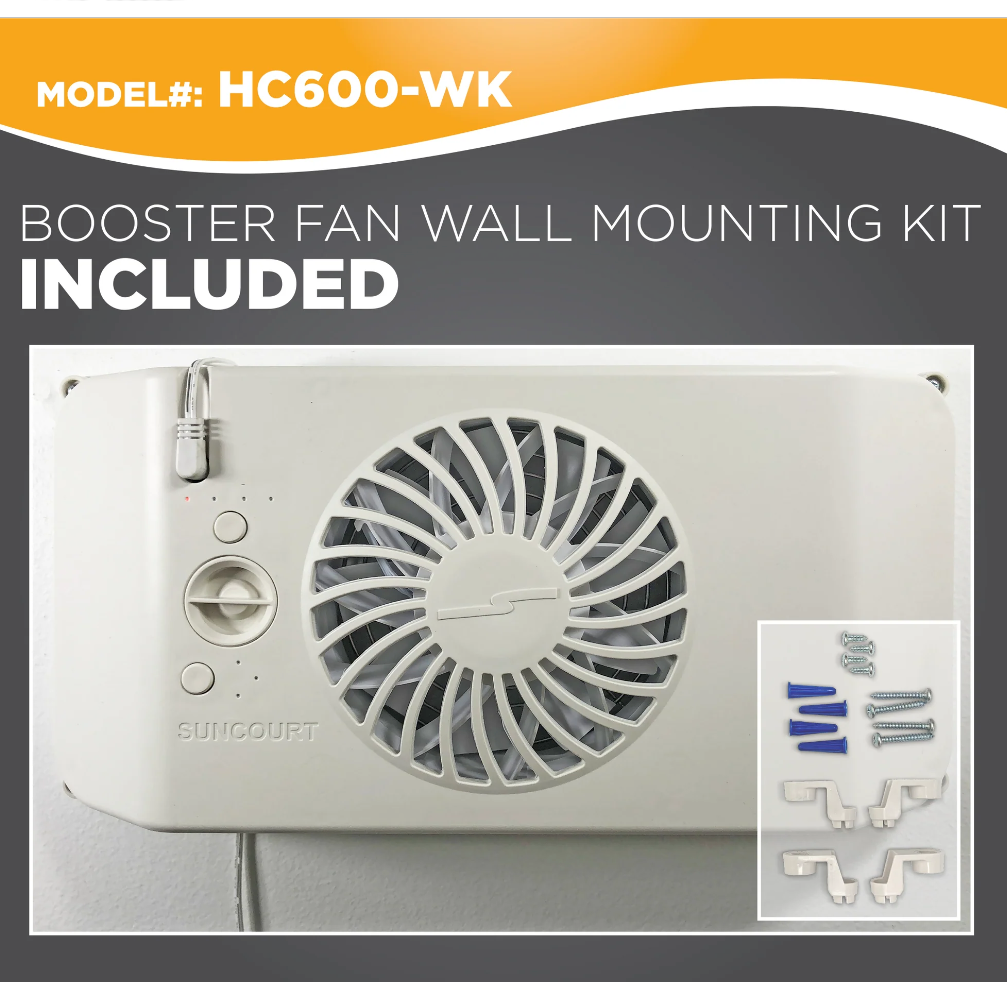 Suncourt Equalizer EZ8 Smart Register Booster - Wall Mount Kit