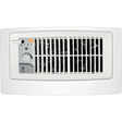 Suncourt Flush Fit Register Booster Fan with Adapter Plate - White