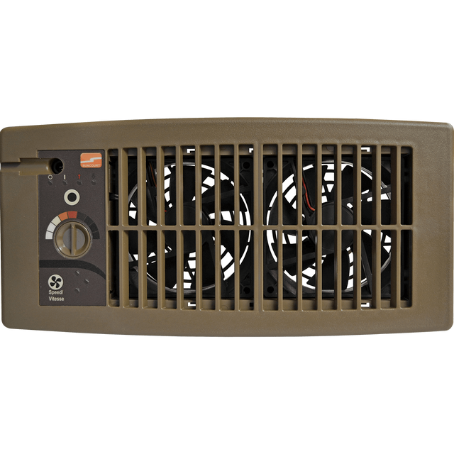 Suncourt Flush Fit Register Booster Fan - Brown