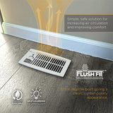 Suncourt Flush Fit Register Booster Fan - Floor Mount