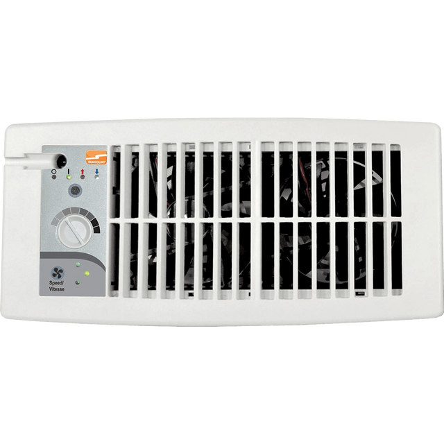 Suncourt Flush Fit Register Booster Fan - White