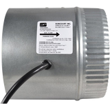 Suncourt Inductor Corded In-Line Duct Fan - 6" Diameter